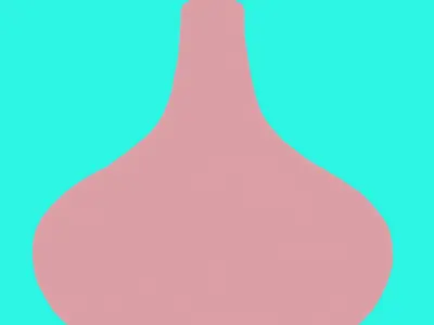  Matte Black Hammered Glass Mini Pendant Low-poly 3D model