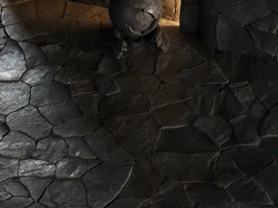 H114 Stone - PBR - 4K - Seamless - SBSAR 3D model