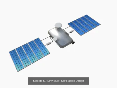 10 Satellite I Collection - SciFi Space Design 3D Model Pack