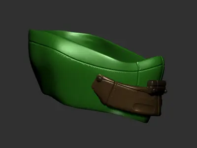 gas mask  scifi high poly sculpt ver4 3d printable 3D model 3D model