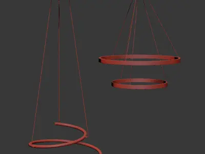 Ceiling Light Chandelier 3D model purchase