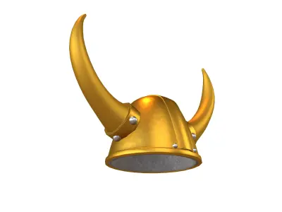 Viking Hat V1 009 Low-poly 3D model