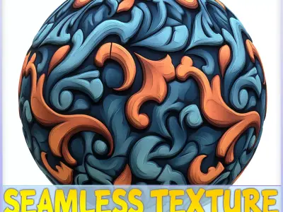  Stylized Ornaments Seamless Texture Texture