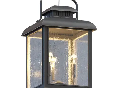 Chamberlain Vintage Bronze Pendant by Troy Lighting 3D model