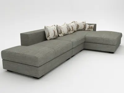 Cenova Sectional Sofa 3D model
