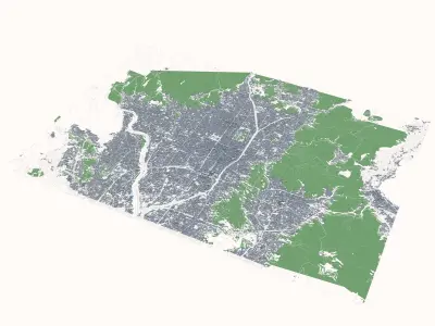 Kyoto City Japan 3D model