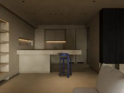 Apartment interior scenes      3D model