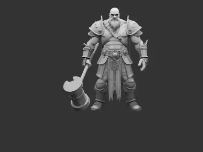 Armored Siege Enforcer 3D print model