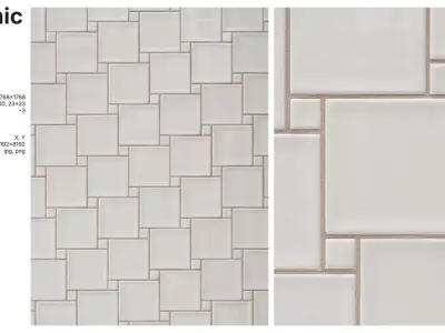 Square Tile in Hopscotch Layout Texture