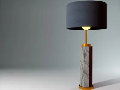 Light Lamp Model Low-poly 3D model