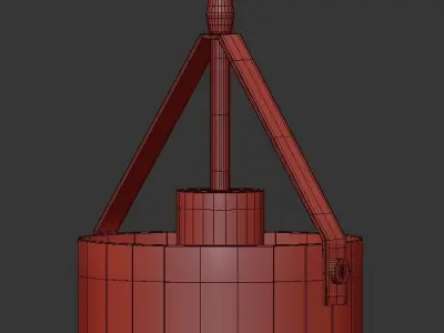 GERBERT three glass pendant lights 3D model