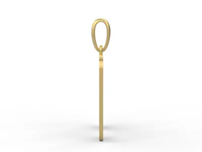 Initial Letters Pendant Sisyphus Light H 3D print model