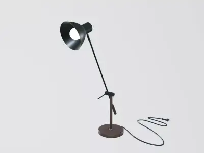 Study Lamp Low-poly 3D model