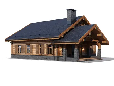 Eco wood v4 3D model