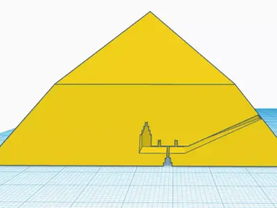 Bent Pyramid Of Egypt  3D print model