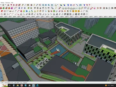 Sketchup 3d cultural center 3D model