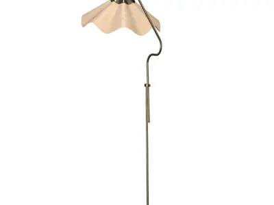 Adjustable Floor Lamp Sweden 1960s 3D model