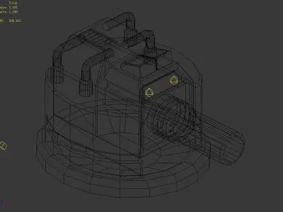 Satellite City Objects - Battery 15 3D model