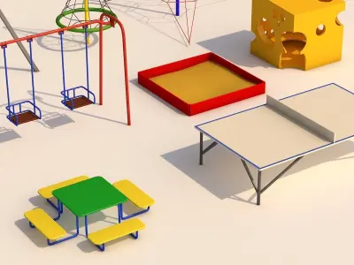 Playground models kit 3D model