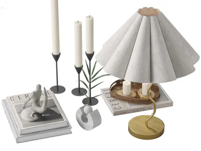 Decorative set 25 3D model get