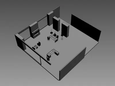 office interior md1499 c02 3D model