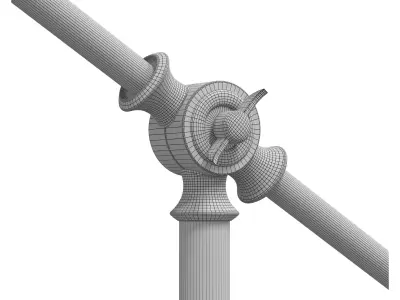 IKEA - BAROMETER BAROMETER Floor lamp reading light 3D model
