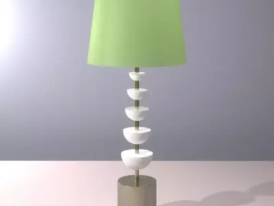Crescent Lamp 3D model
