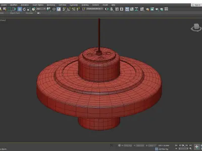 Stilnovo Ceiling Pendant Model 1219 Low-poly 3D model