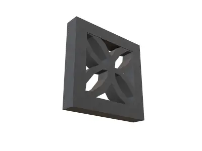 Breeze Block V2 002 Low-poly 3D model