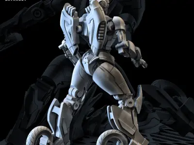 Iron Thighs of Thunder 100mm 3D print model