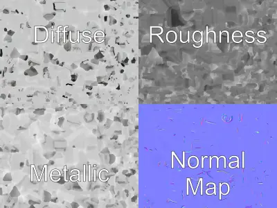 Fluorescent Spirit Level Model Pack Low-poly 3D model