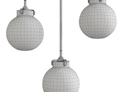 Congress 3128 Mini Pendant Light Low-poly 3D model