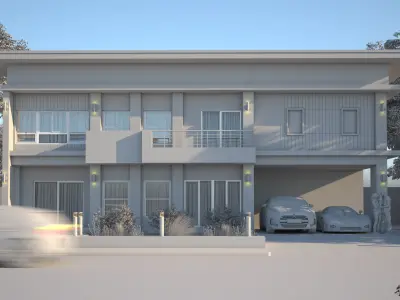 Exterior Villa House 3D model