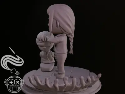 CHAINSAW MAN - MAKIMA - CHIBI  3D print model