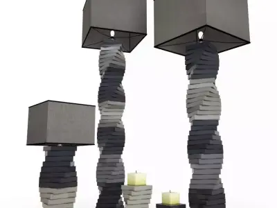 Lamps Step 3D model