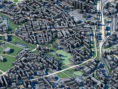 Koszalin City Poland Western Pomeranian Architecture  3D model