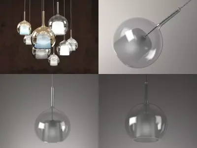 Glo pendant light 3D model