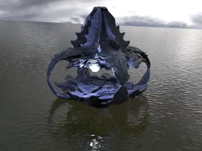 Wraith Hive platform 3 3D model