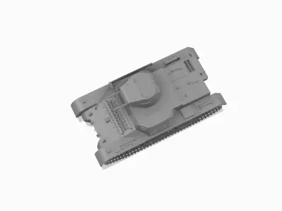 Panzerkampfwagen I Ausf B - 1-100 Scale 3D print model