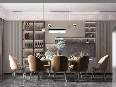 dining room 3D model