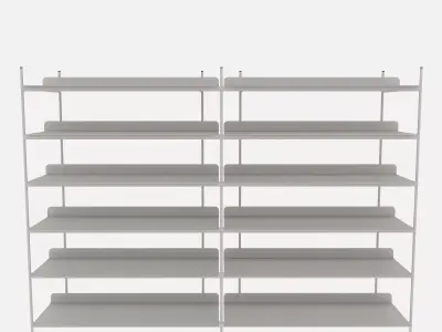 MUTOO COMPILE SHELVING SYSTEM 3D model