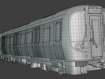 London underground exterior 3D model