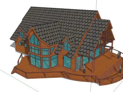 Creative Design-Holiday Cabin-073 3D model