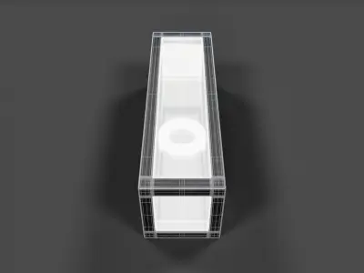Wall Light V01 - High Poly 3D model