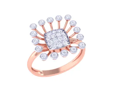  Women Ring MTL 3dm STL OBJ FBX Details 3D print model 32