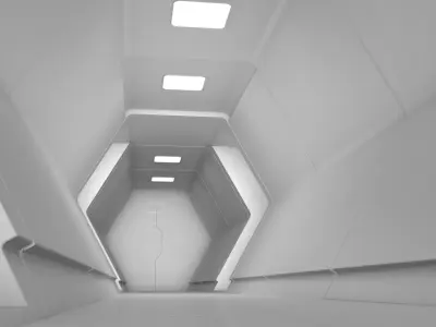 Sci Fi Corridor 3D model