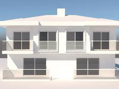Modern Summer House  3D model