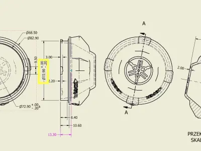 Yamaha Super Tenere XT1200-Extended Big Light Caps For Led Light 3D print model