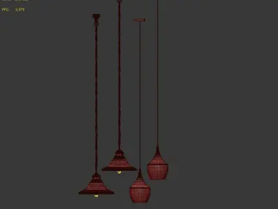 PENDANT SET 16 3D model
