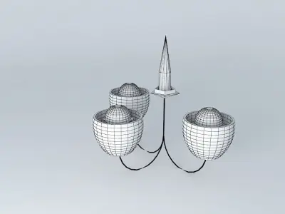 Lamp gray Free 3D model